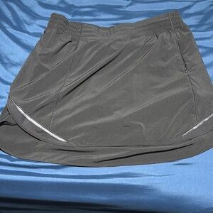🍋Lululemon Size 14 Hotty Hot Black Athletic Skort